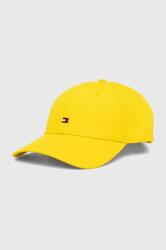 Tommy Hilfiger șapcă de baseball din bumbac culoarea galben, cu imprimeu AW0AW15785 PPYH-CAD00K_11X