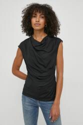 Calvin Klein top femei, culoarea negru, uni K20K206281 PPYH-TSD02M_99X