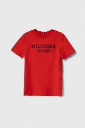 Tommy Hilfiger tricou de bumbac pentru copii culoarea rosu, cu imprimeu PPYH-TSB04Y_33X