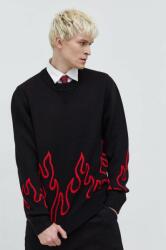 HUGO BOSS pulover de lână bărbați, culoarea negru 50504406 PPYH-SWM003_99X