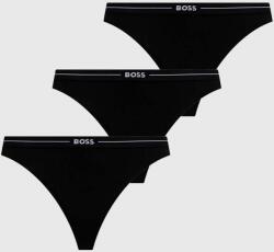 Boss tanga 3-pack culoarea negru 50510030 PPYH-BID01K_99X