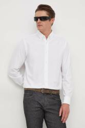 HUGO BOSS cămașă din bumbac bărbați, culoarea alb, cu guler button-down, regular 50508914 PPYH-KDM00S_00A