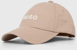 Hugo șapcă de baseball din bumbac culoarea gri, cu imprimeu 50496033 9BYX-CAM02E_80X