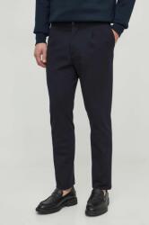 Tommy Hilfiger pantaloni bărbați, culoarea bleumarin, drept MW0MW33928 PPYH-SPM029_59X