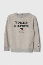 Tommy Hilfiger bluza copii culoarea gri, cu imprimeu PPYH-BLB03Y_09X