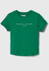 Tommy Hilfiger tricou de bumbac pentru copii culoarea verde PPYH-TSG0J3_77X