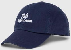 Ralph Lauren șapcă de baseball din bumbac culoarea bleumarin, cu imprimeu 710936498 PPYH-CAM02Z_59X