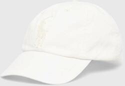 Ralph Lauren șapcă de baseball din bumbac culoarea alb, cu imprimeu 710935043 PPYH-CAM02W_00X