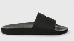 Ralph Lauren papuci Polo Slide barbati, culoarea negru, 809852071011 PPYH-KLM00S_99X