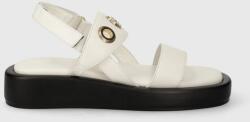 Boss sandale de piele Scarlet femei, culoarea alb, 50513299 PPYH-OBD07H_00X