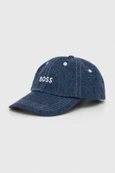 Boss șapcă de baseball din bumbac culoarea bleumarin, cu imprimeu 50510320 PPYH-CAD00A_59X