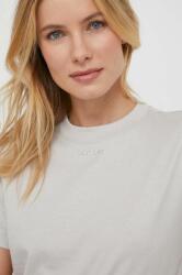 Calvin Klein tricou din bumbac femei, culoarea gri K20K206967 PPYH-TSD02P_09X