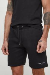 Tommy Hilfiger pantaloni scurți bărbați, culoarea negru MW0MW34201 PPYH-SZM00P_99X