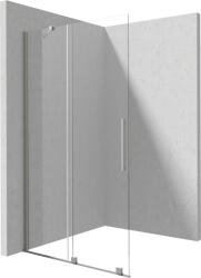 Deante Prizma perete cabină de duș walk-in 90 cm periat/sticla transparentă KTJ_F39R (KTJF39R)