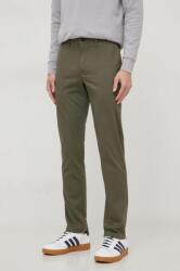Tommy Hilfiger pantaloni barbati, culoarea verde, drept PPYH-SPM02B_87X