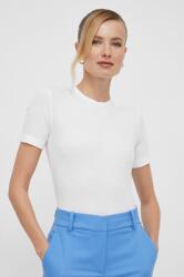 Calvin Klein tricou femei, culoarea alb K20K206404 PPYH-TSD02I_00X