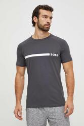 Boss tricou din bumbac bărbați, culoarea gri, cu imprimeu 50517970 PPYH-TSM012_90X