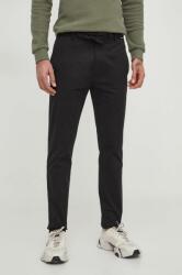 Calvin Klein pantaloni bărbați, culoarea negru, drept K10K112383 PPYH-SPM02O_99X
