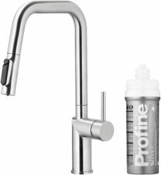 Armatura Duero Pure Style baterie de bucatarie cu filtru pe picior inox 6623-314-22 (662331422)
