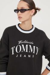 Tommy Hilfiger pulover de bumbac culoarea negru, light DW0DW17499 PPYH-SWD033_99X