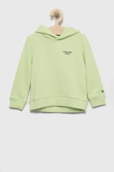 Calvin Klein bluza copii culoarea verde, melanj 9BYY-BLB004_71X