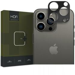 HOFI FNS0183 Apple iPhone 15 Pro / 15 Pro Max HOFI ALUCAM PRO+ fém kamera lencse védő, Fekete (FNS0183)