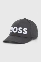 Boss șapcă culoarea gri, cu imprimeu 50502178 PPYH-CAM009_90X