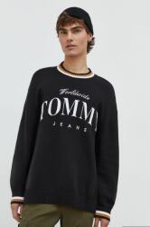 Tommy Hilfiger pulover de bumbac culoarea negru, light DM0DM18365 PPYH-SWM019_99X