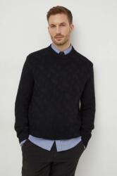 HUGO BOSS pulover de lână bărbați, culoarea negru, light 50506033 PPYH-SWM00E_99X