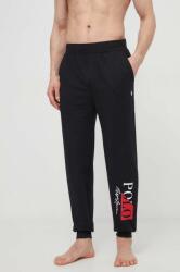 Ralph Lauren pantaloni de trening culoarea negru, cu imprimeu 714932512 PPYH-SPM085_99X