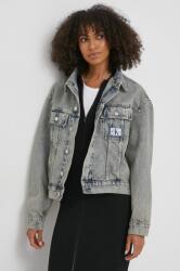 Calvin Klein Jeans geacă din denim femei, de tranziție, oversize J20J222501 PPYH-KUD04C_55J