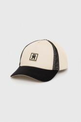 Tommy Hilfiger șapcă culoarea bej, cu imprimeu AM0AM12031 PPYH-CAM00R_80X
