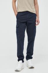 Tommy Hilfiger pantaloni barbati, culoarea albastru marin, cu fason cargo PPYX-SPM0AH_59X