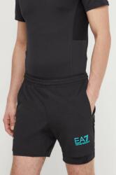 EA7 Emporio Armani pantaloni scurti barbati, culoarea negru PPYH-SZM053_99X