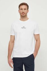 Ralph Lauren tricou din bumbac bărbați, culoarea alb, uni 710936585 PPYH-TSM0JZ_00X