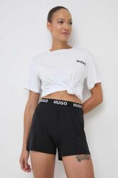 Hugo pantaloni scurți de pijama femei, culoarea negru 50490704 PPYH-BID00N_99X