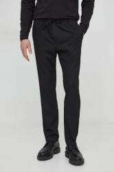 Calvin Klein pantaloni barbati, culoarea negru PPYH-SPM02S_99X