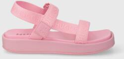 Hugo sandale Emma femei, culoarea roz, cu platforma, 50517560 PPYH-OBD1TL_30X