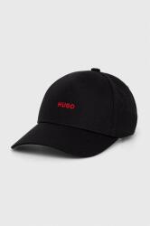 Hugo șapcă de baseball din bumbac culoarea negru, cu imprimeu 50508845 PPYH-CAD006_99X