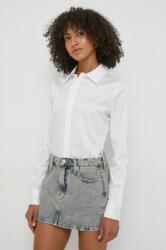Calvin Klein cămașă femei, culoarea bej, cu guler clasic, regular K20K206462 PPYH-KDD01G_01X