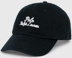 Ralph Lauren șapcă de baseball din bumbac culoarea negru, cu imprimeu 710936498 PPYH-CAM02Z_99X