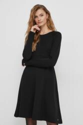 Tommy Hilfiger rochie culoarea negru, mini, evazați WW0WW41147 PPYH-SUD00G_99X