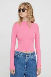 HUGO BOSS pulover femei, culoarea roz, light 50508993 PPYH-BUD00B_30X