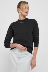 Calvin Klein bluza femei, culoarea negru, neted PPYH-BLD027_99X