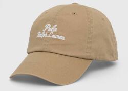 Ralph Lauren șapcă de baseball din bumbac culoarea bej, cu imprimeu 710936498 PPYH-CAM02Z_80X