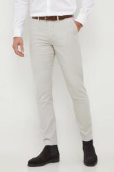 Tommy Hilfiger pantaloni bărbați, culoarea gri, cu fason chinos MW0MW33913 PPYH-SPM027_90X