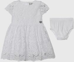 Guess rochie bebe culoarea alb, mini, evazati PPYH-SUG01I_00X