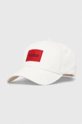 Hugo șapcă de baseball din bumbac culoarea alb, cu imprimeu 50492745 PPYX-CAM06E_00J
