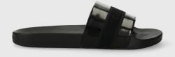 Calvin Klein papuci POOL SLIDE WEB barbati, culoarea negru, HM0HM01359 PPYH-KLM01D_99X