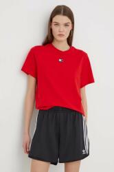 Tommy Jeans tricou femei, culoarea rosu PPYH-TSD03C_33X